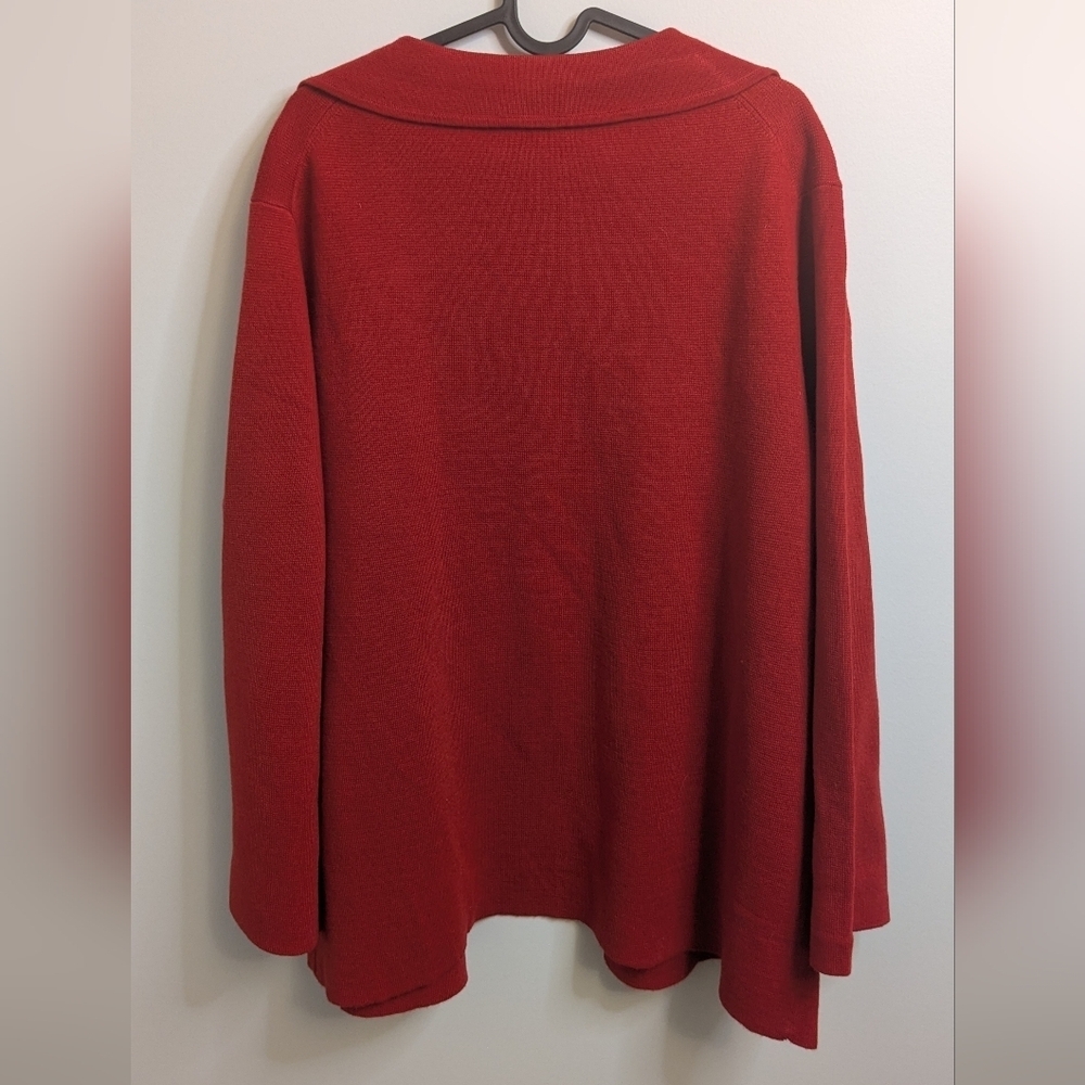 Ricki's Red Sweater Knit Blazer - size L - Picture 6 of 8
